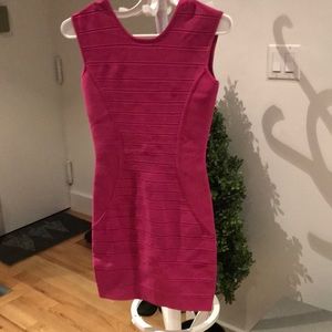 Magenta bandage dress